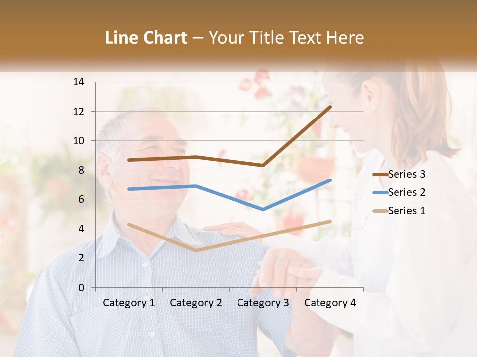 A Woman Shaking Hands With A Man In A White Shirt PowerPoint Template