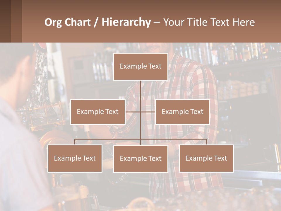 A Man Making A Drink At A Bar PowerPoint Template