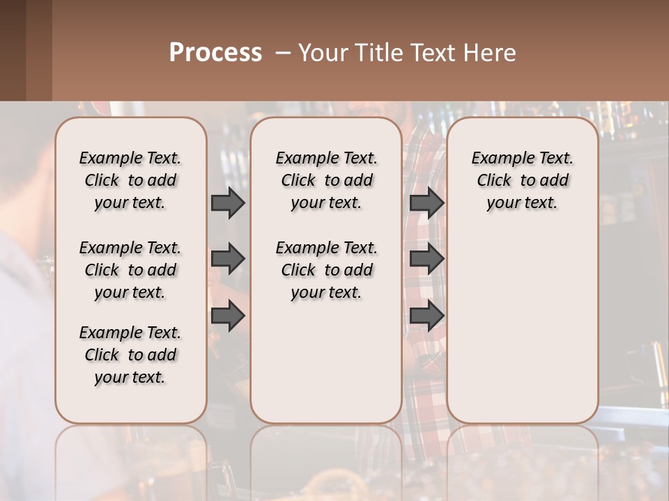 A Man Making A Drink At A Bar PowerPoint Template