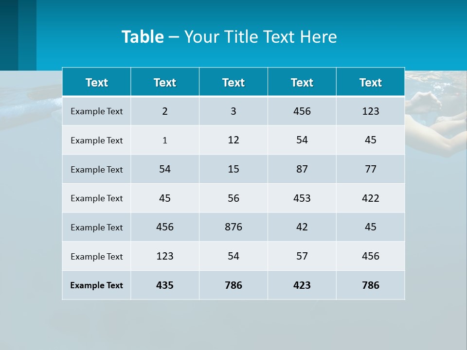 A Woman Swimming Next To A Whale In The Ocean PowerPoint Template