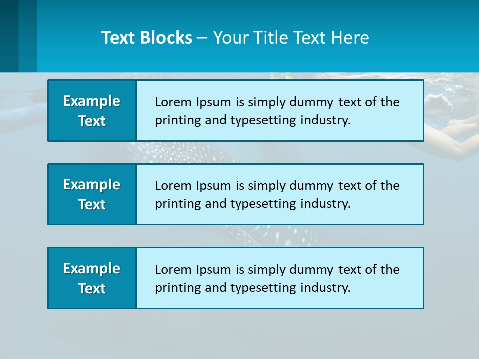 A Woman Swimming Next To A Whale In The Ocean PowerPoint Template