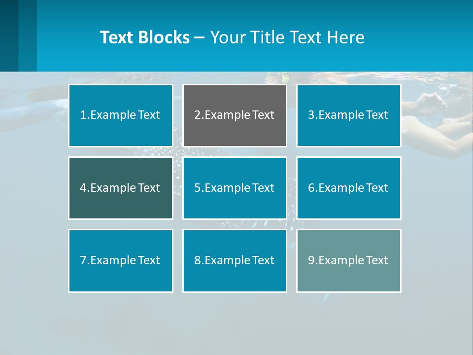 A Woman Swimming Next To A Whale In The Ocean PowerPoint Template