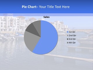 A Large Body Of Water Filled With Lots Of Boats PowerPoint Template