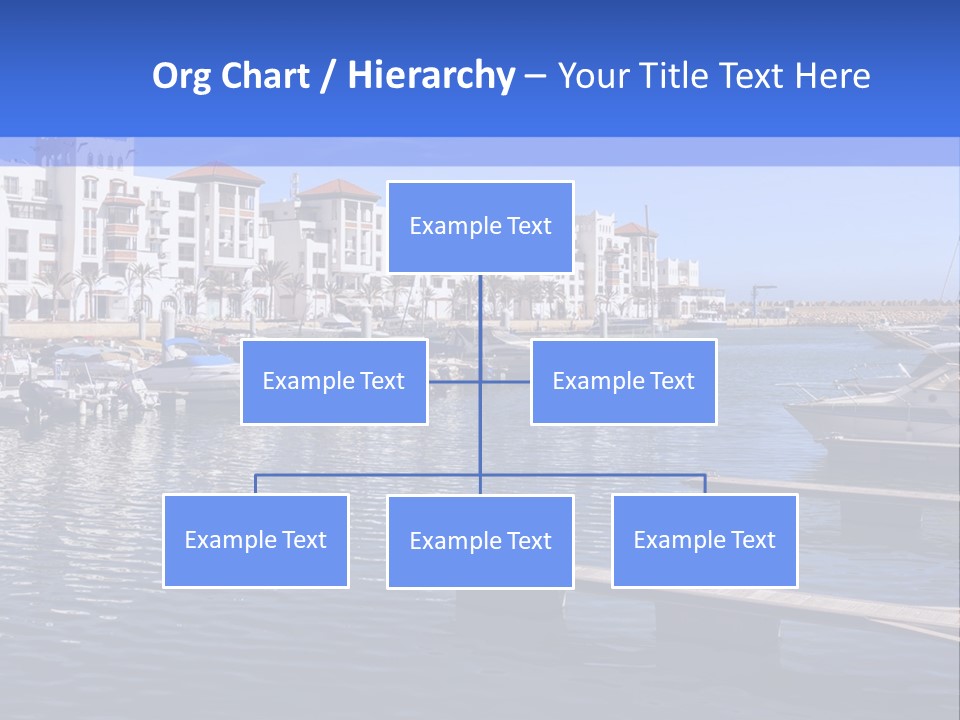 A Large Body Of Water Filled With Lots Of Boats PowerPoint Template