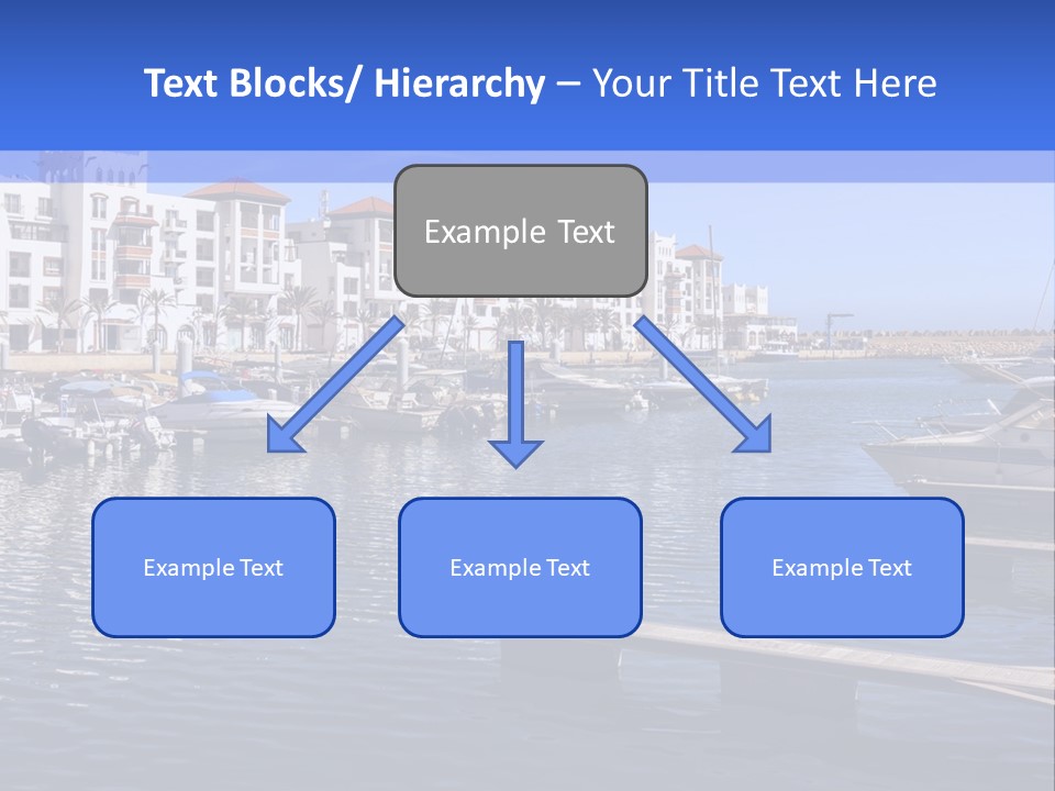 A Large Body Of Water Filled With Lots Of Boats PowerPoint Template