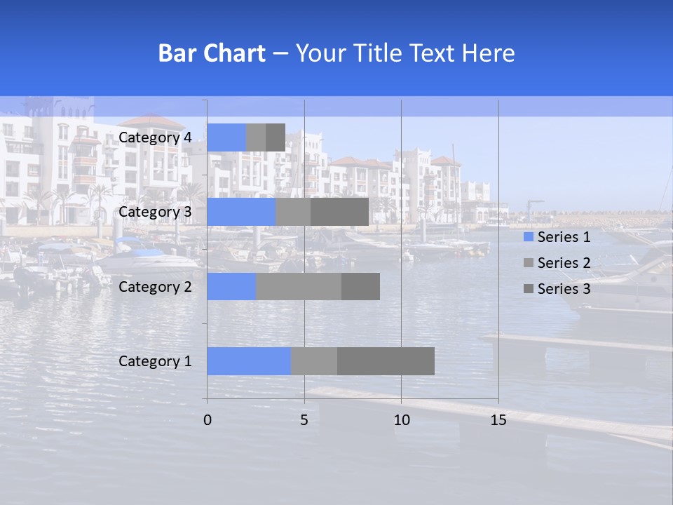 A Large Body Of Water Filled With Lots Of Boats PowerPoint Template