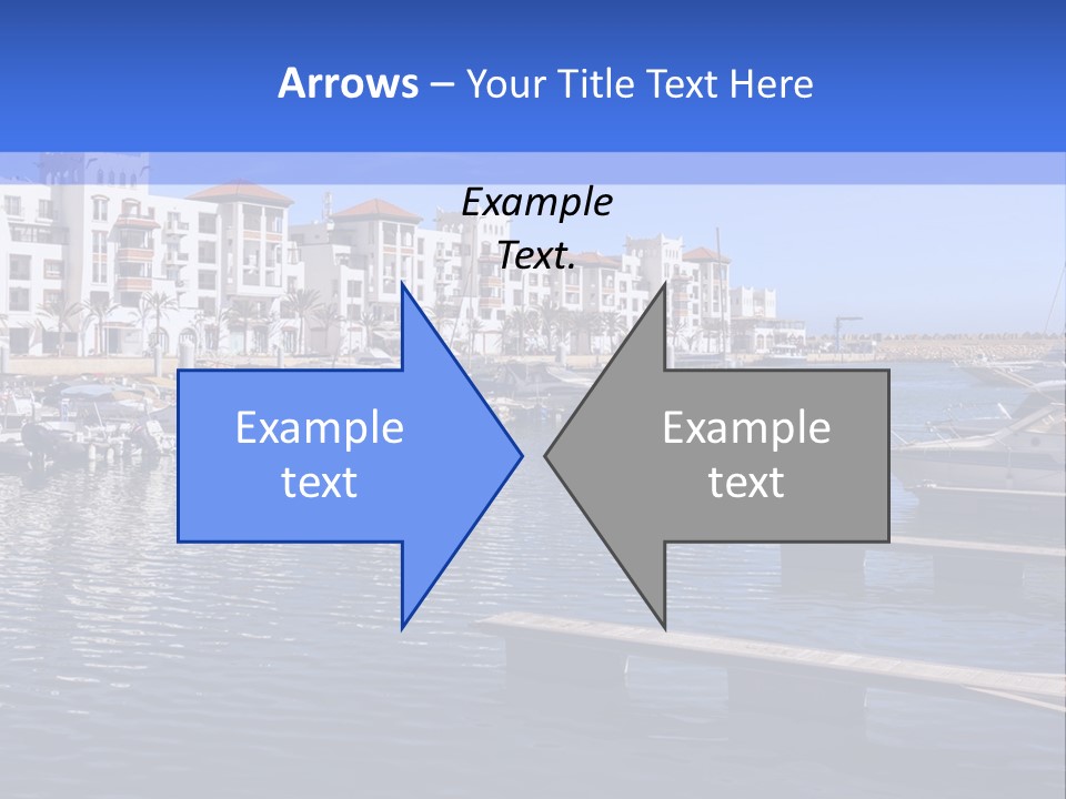A Large Body Of Water Filled With Lots Of Boats PowerPoint Template