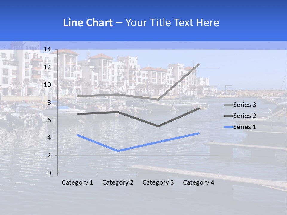 A Large Body Of Water Filled With Lots Of Boats PowerPoint Template