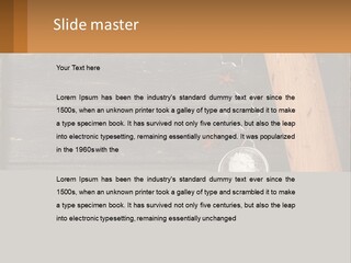 A Wooden Table Topped With A Cookie Cutter And Star Anise PowerPoint Template