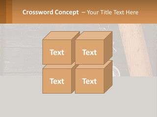 A Wooden Table Topped With A Cookie Cutter And Star Anise PowerPoint Template
