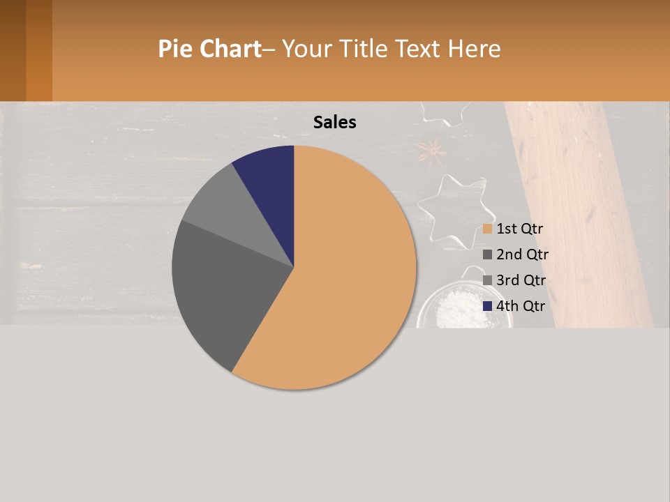 A Wooden Table Topped With A Cookie Cutter And Star Anise PowerPoint Template