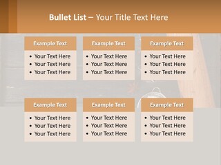 A Wooden Table Topped With A Cookie Cutter And Star Anise PowerPoint Template