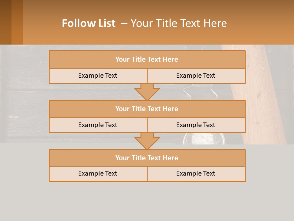 A Wooden Table Topped With A Cookie Cutter And Star Anise PowerPoint Template