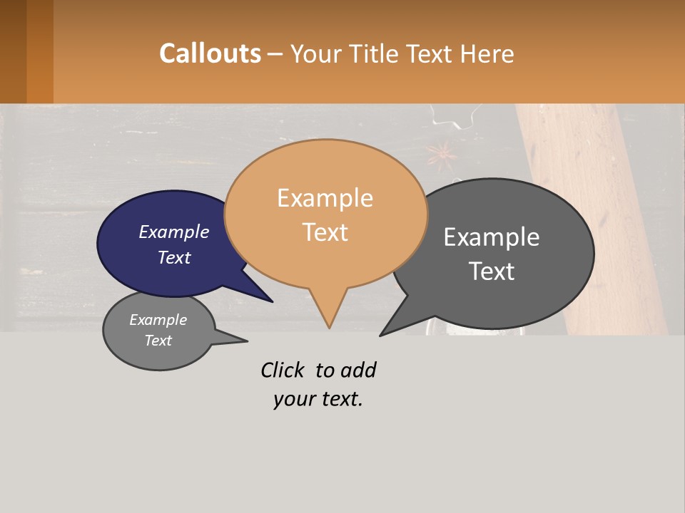 A Wooden Table Topped With A Cookie Cutter And Star Anise PowerPoint Template