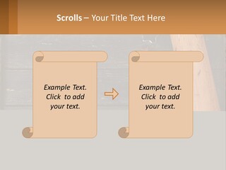 A Wooden Table Topped With A Cookie Cutter And Star Anise PowerPoint Template