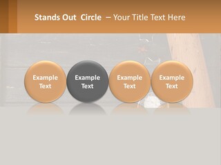 A Wooden Table Topped With A Cookie Cutter And Star Anise PowerPoint Template