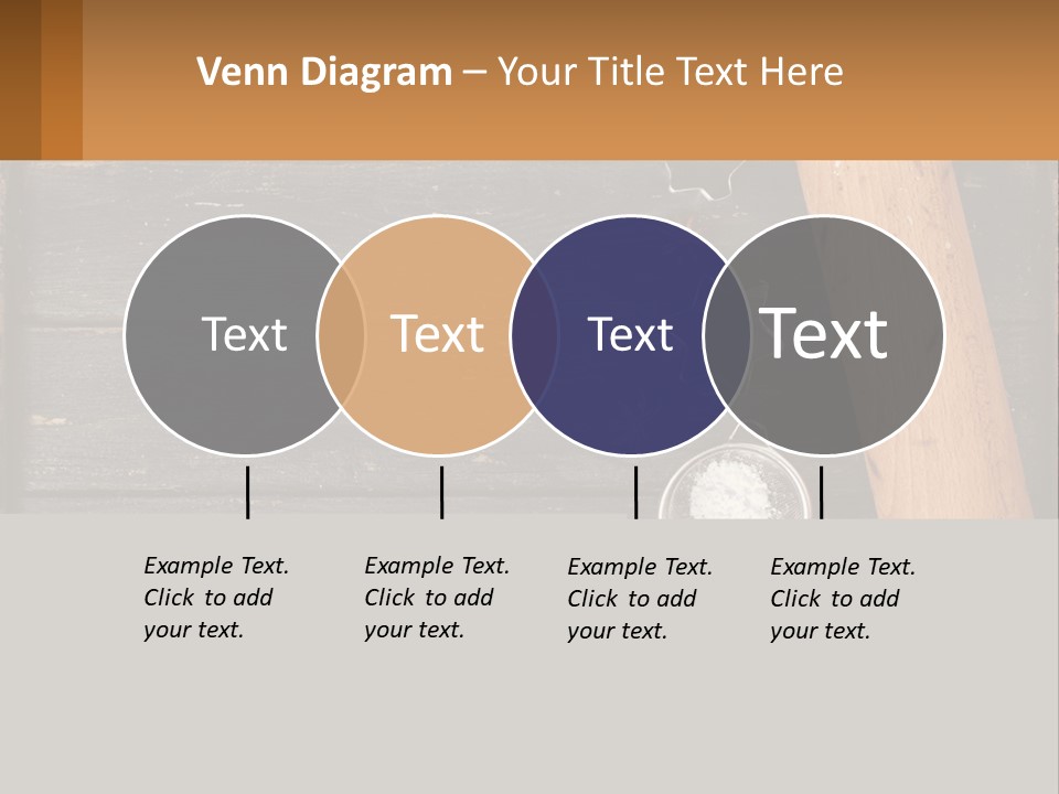 A Wooden Table Topped With A Cookie Cutter And Star Anise PowerPoint Template