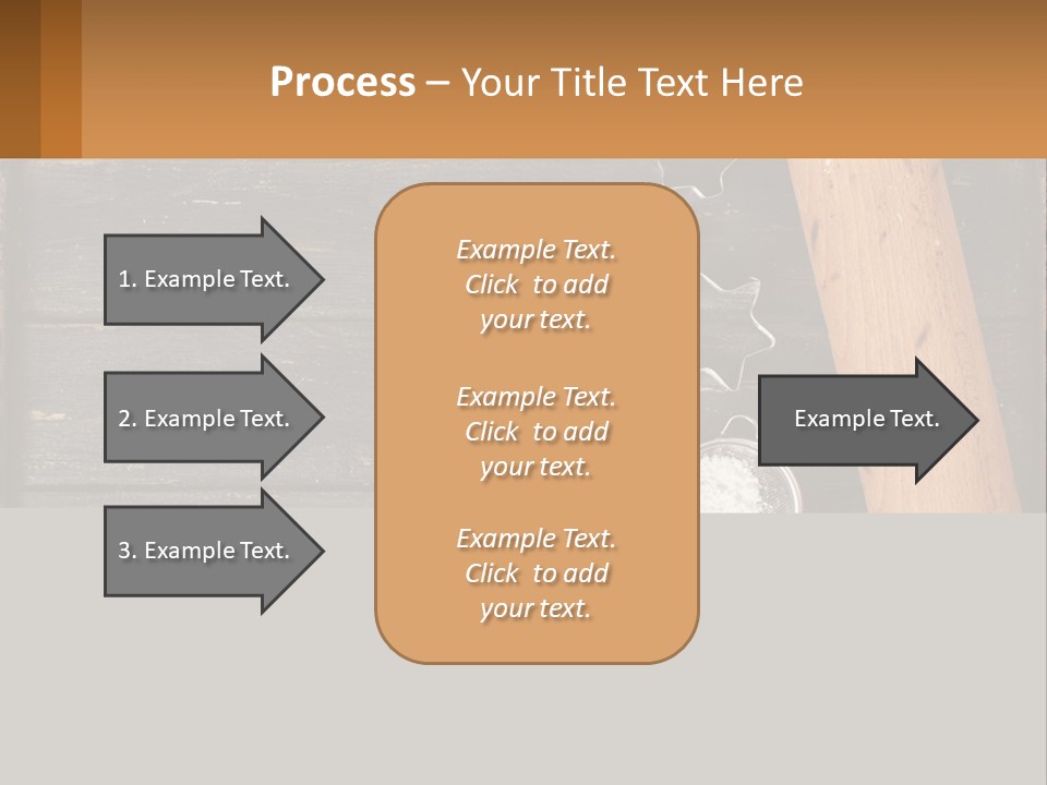 A Wooden Table Topped With A Cookie Cutter And Star Anise PowerPoint Template