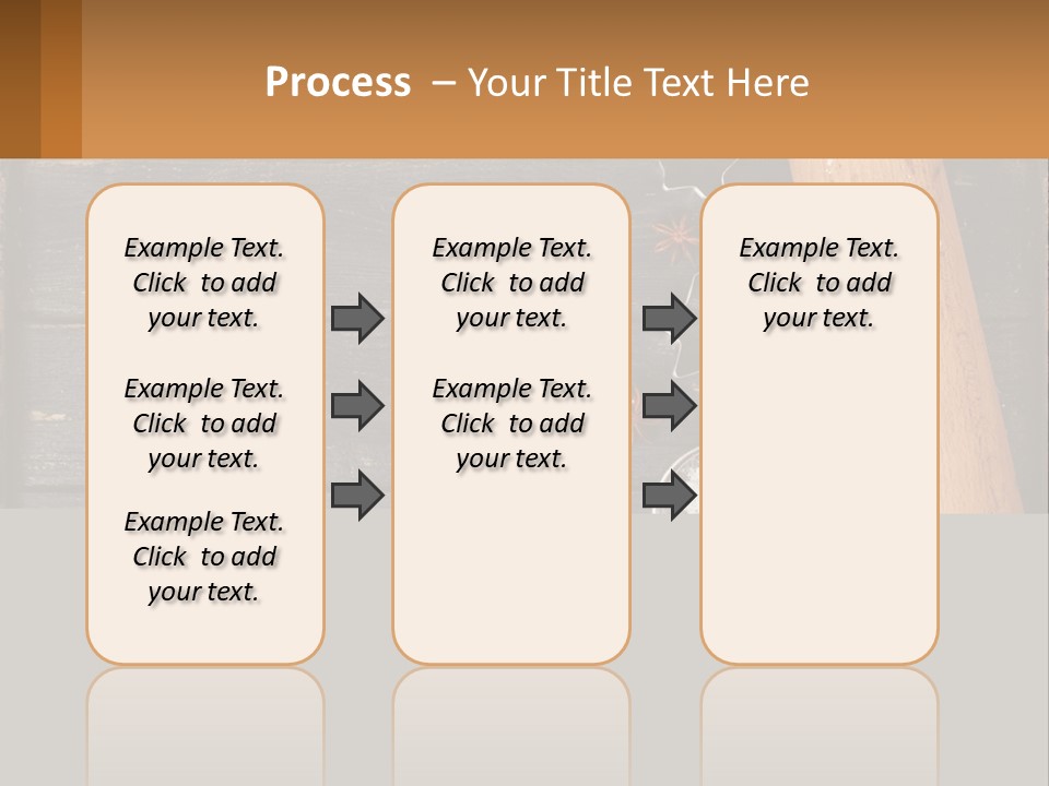 A Wooden Table Topped With A Cookie Cutter And Star Anise PowerPoint Template