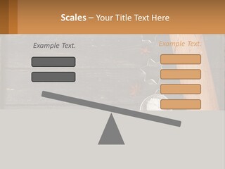 A Wooden Table Topped With A Cookie Cutter And Star Anise PowerPoint Template