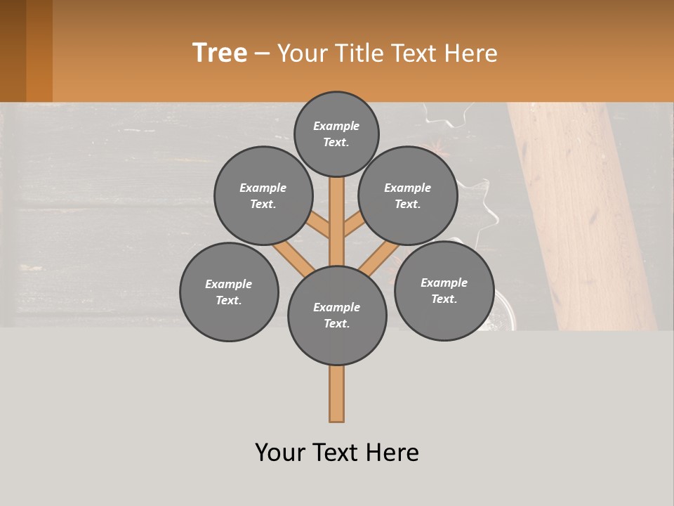A Wooden Table Topped With A Cookie Cutter And Star Anise PowerPoint Template