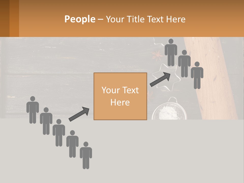 A Wooden Table Topped With A Cookie Cutter And Star Anise PowerPoint Template