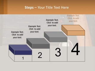 A Wooden Table Topped With A Cookie Cutter And Star Anise PowerPoint Template