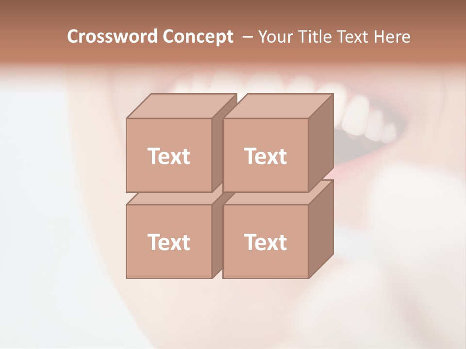 A Person Holding A Magnifying Glass Over A Tooth PowerPoint Template