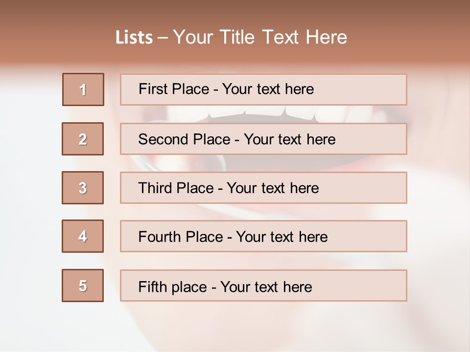A Person Holding A Magnifying Glass Over A Tooth PowerPoint Template