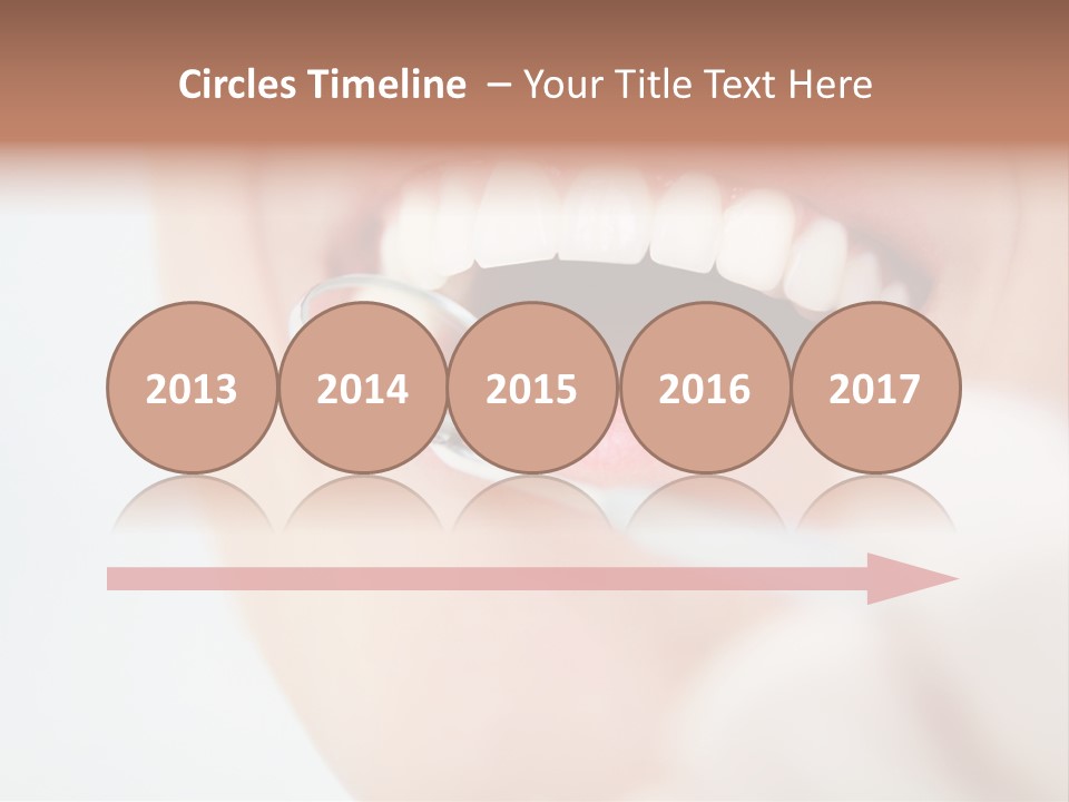 A Person Holding A Magnifying Glass Over A Tooth PowerPoint Template