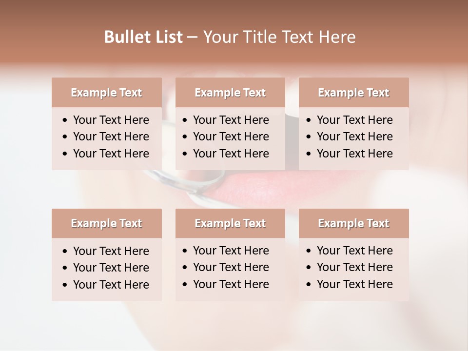 A Person Holding A Magnifying Glass Over A Tooth PowerPoint Template