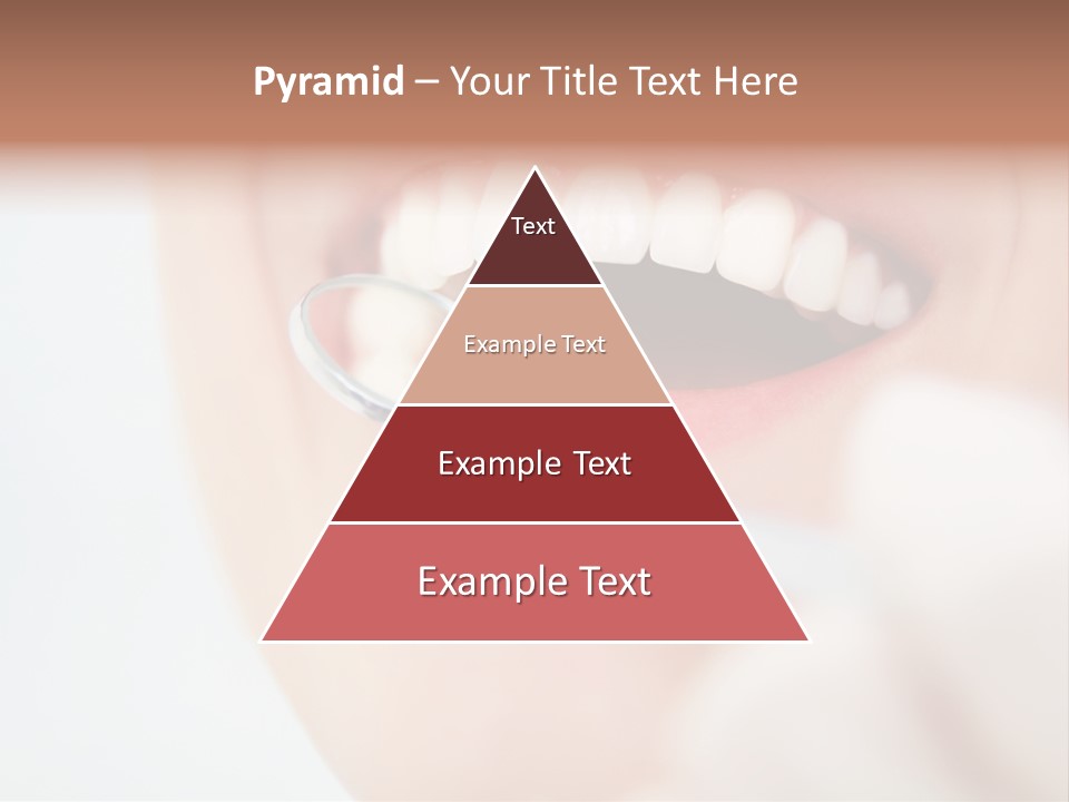 A Person Holding A Magnifying Glass Over A Tooth PowerPoint Template