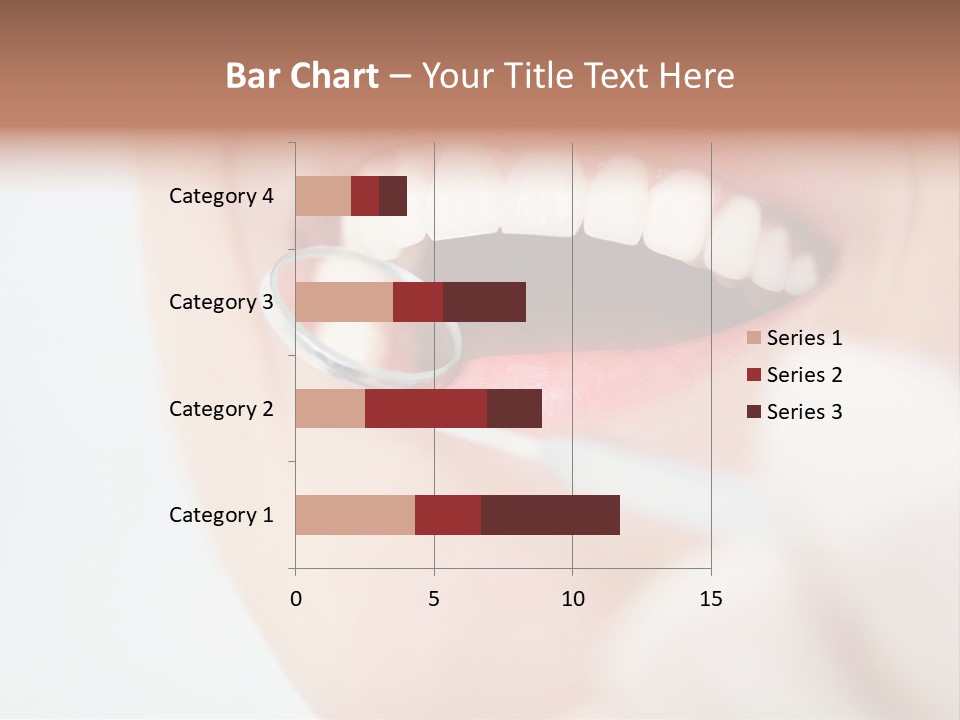 A Person Holding A Magnifying Glass Over A Tooth PowerPoint Template