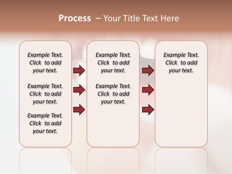A Person Holding A Magnifying Glass Over A Tooth PowerPoint Template