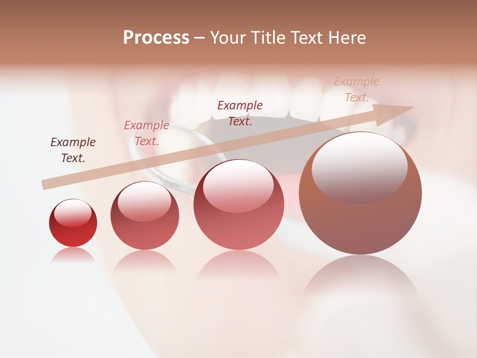 A Person Holding A Magnifying Glass Over A Tooth PowerPoint Template