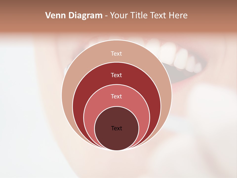 A Person Holding A Magnifying Glass Over A Tooth PowerPoint Template