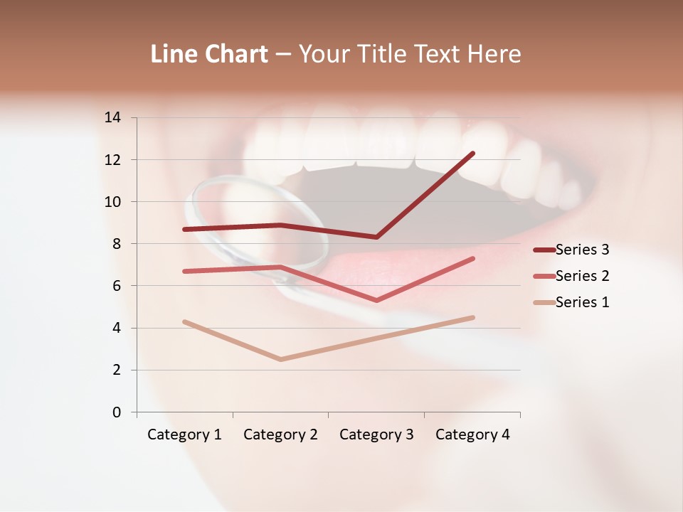 A Person Holding A Magnifying Glass Over A Tooth PowerPoint Template