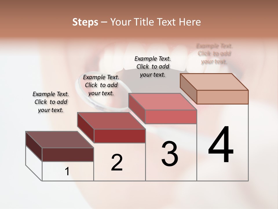 A Person Holding A Magnifying Glass Over A Tooth PowerPoint Template