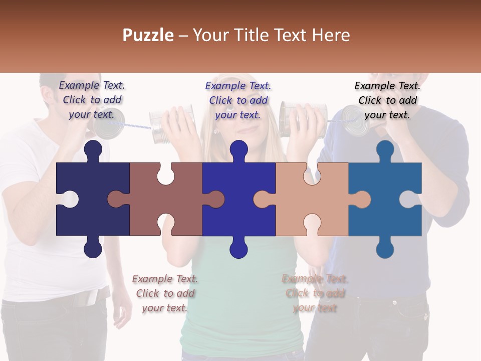 A Group Of People Standing Next To Each Other PowerPoint Template