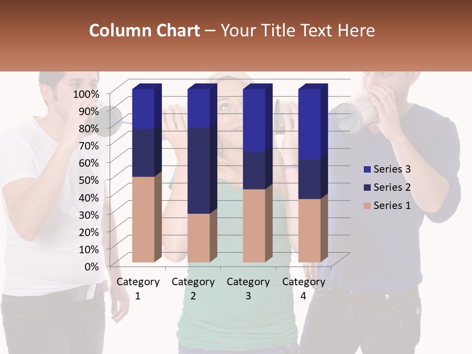 A Group Of People Standing Next To Each Other PowerPoint Template