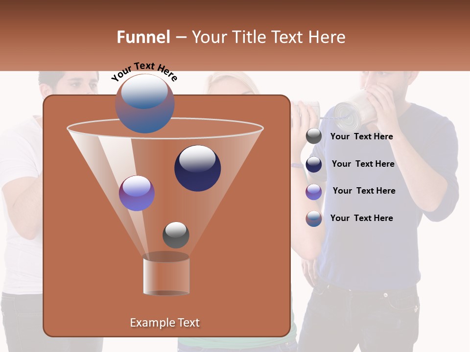 A Group Of People Standing Next To Each Other PowerPoint Template