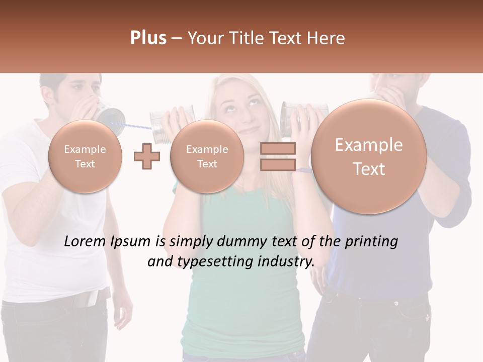 A Group Of People Standing Next To Each Other PowerPoint Template