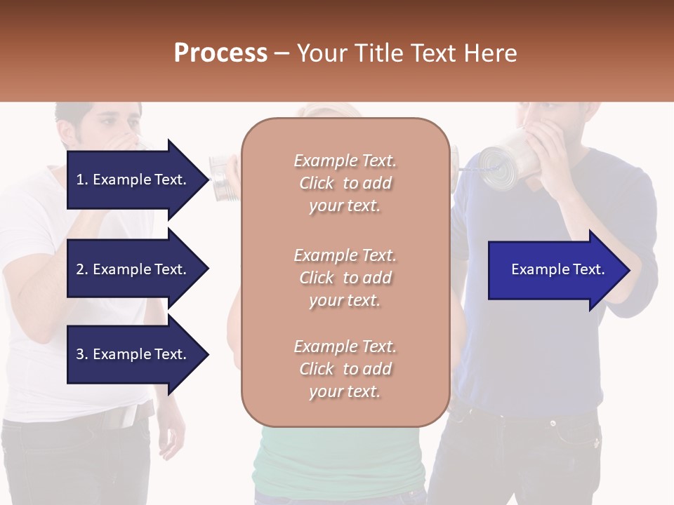 A Group Of People Standing Next To Each Other PowerPoint Template