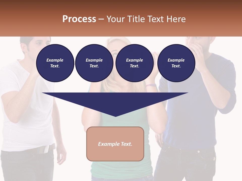 A Group Of People Standing Next To Each Other PowerPoint Template