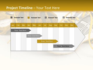 A Pair Of Running Shoes On A White And Yellow Background PowerPoint Template