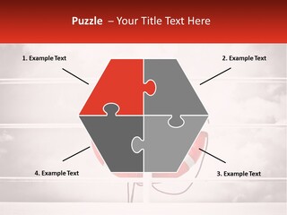 A Life Preserver In The Middle Of A Boxing Ring PowerPoint Template