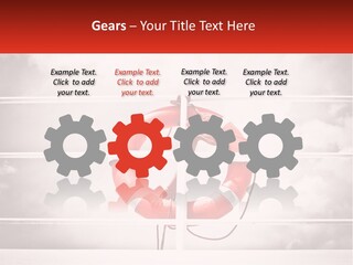 A Life Preserver In The Middle Of A Boxing Ring PowerPoint Template