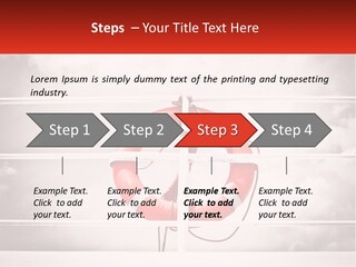A Life Preserver In The Middle Of A Boxing Ring PowerPoint Template