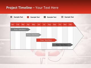 A Life Preserver In The Middle Of A Boxing Ring PowerPoint Template