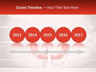 A Life Preserver In The Middle Of A Boxing Ring PowerPoint Template